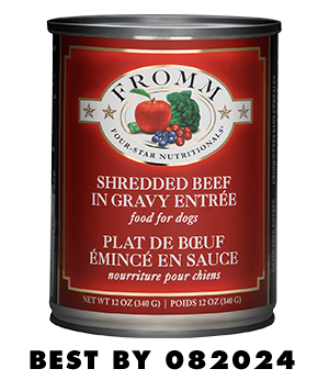 Four-Star Shredded Beef in Gravy Entrée Food for Dogs